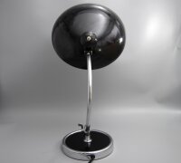 Kaiser Idell 6631 Tischleuchte „Präsident“ in schwarz * geprägter Dom * Bauhaus * 1950er * Mid-Century * Vintage