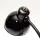 LBL Tischlampe Schwarzglas 1950er Bauhaus Vintage