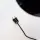 LBL Tischlampe Schwarzglas 1950er Bauhaus Vintage
