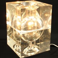 Alessandro Mendini Cubosfera Tischlampe Acrylglas 1968...
