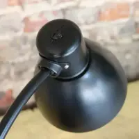 Kandem Tischlampe Metall Bakelit Schwarz 1930er Bauhaus Vintage