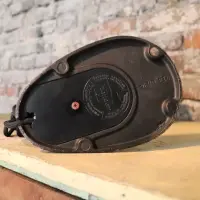 Kandem Tischlampe Metall Bakelit Schwarz 1930er Bauhaus Vintage