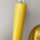 Dreiflammige Wandlampe Messing Gelb Schwarz 1950er Mid-Century Vintage