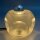 Peill & Putzler Cube Ice Cube Tischlampe satiniertes Glas 1970er Space Age Vintage
