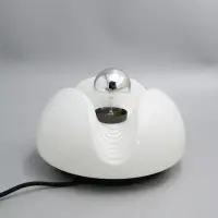 Peill & Putzler White Wave Tischlampe weiß 1970er Space Age Vintage