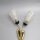 Zweiflammige Wandlampe Messing Opalglas 1950er Mid-Century Vintage