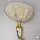 ERCO zugeschriebene zweiflammige Wandlampe Messing Acryl 1950er Mid-Century Vintage