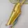 ERCO zugeschriebene zweiflammige Wandlampe Messing Acryl 1950er Mid-Century Vintage