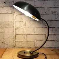 Gebr. Cosack Tischlampe aus Messing 1930er Bauhaus-Stil...