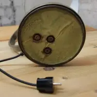 Gebr. Cosack Tischlampe aus Messing 1930er Bauhaus-Stil Vintage