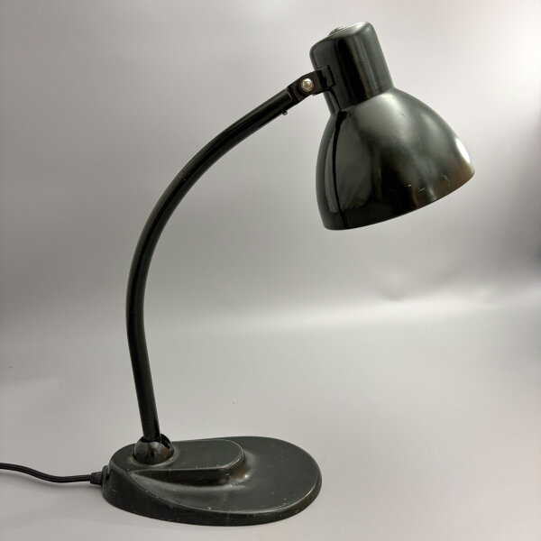 Kandem Tischlampe Modell 967 zugeschrieben Dunkelgrün 1930er Bauhaus Vintage