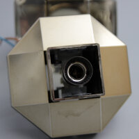 Motoko Ishii für Staff – Paar Wand- und Deckenleuchten mit Facettenglas – 1970er Space Age Vintage