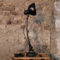 Kaiser Idell 6716 Tisch- und Wandleuchte von Christian Dell – Schwarz – 1930er Bauhaus Vintage