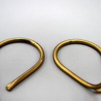 Paar Messing-Nachttischleuchten – 1960er Mid-Century – österreichisches Design – Vintage