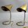 Paar Messing-Nachttischleuchten – 1960er Mid-Century – österreichisches Design – Vintage