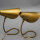 Paar Messing-Nachttischleuchten – 1960er Mid-Century – österreichisches Design – Vintage