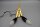 Zweiflammige Wandlampe aus Messing und schwarzem Kunststoff 1950er  Mid-Century Stil Novo  Vintage
