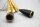 Zweiflammige Wandlampe aus Messing und schwarzem Kunststoff 1950er  Mid-Century Stil Novo  Vintage