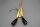 Zweiflammige Wandlampe aus Messing und schwarzem Kunststoff 1950er  Mid-Century Stil Novo  Vintage