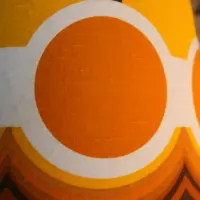 Uno & Östen Kristiansson Tischleuchte für Luxus Vittsjö – Stoffschirm Orange – 1960er/70er Swedish Vintage