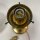 Kugel-Tischleuchte aus Messing mit Opalglas – 1970er Hollywood Regency Vintage