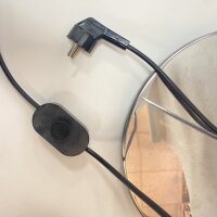 Guzzini Stehleuchte mit großem Opalschirm – Chrom – 1970er Space Age Vintage
