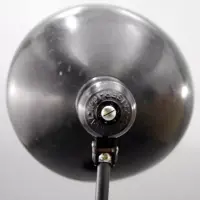 Kaiser Idell 6556 Super Tischleuchte von Christian Dell – Schwarz – geprägter Dom – Bauhaus Vintage