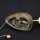 Messing Wandleuchte mit geriffeltem Opalglas – 1950er Mid-Century Vintage