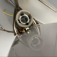 Kolarz Wandlampe– mattes Chrom & satiniertes Glas – 1980er Art-Déco-Revival Vintage