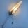 Kolarz Wandlampe– mattes Chrom & satiniertes Glas – 1980er Art-Déco-Revival Vintage