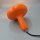 Orange Pendelleuchte im Scandi Style – E27 Metallfassung – Ø 20 cm