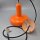 Orange Pendelleuchte im Scandi Style – E27 Metallfassung – Ø 20 cm