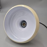 Cremeweiße Pendelleuchte im Scandi Style – E27 Metallfassung – Ø 20 cm