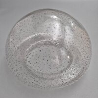 Glashütte Limburg Wand- und Deckenlampe aus Bubbleglas – 1960er Mid-Century Vintage