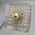 Peill & Putzler WA 8 Wand- und Deckenlampe aus Eisglas – Chrom – 1960er Mid-Century Vintage