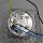Peill & Putzler WA 8 Wand- und Deckenlampe aus Eisglas – Chrom – 1960er Mid-Century Vintage