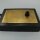 Paar Tischlampen mit geometrischem Opalglas – Messing & Schwarz – 1960er Mid-Century Vintage