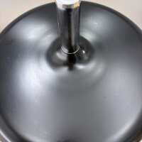 Hillebrand Tischlampe in Schwarz & Chrom mit 2 × E27 – 1970er Mid-Century Vintage
