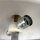 Hillebrand Tischlampe in Schwarz & Chrom mit 2 × E27 – 1970er Mid-Century Vintage