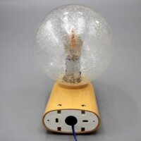 Dietsche Wandlampe in Beige mit Bubbleglas – 1980er Retro Vintage