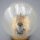 Dietsche Wandlampe in Beige mit Bubbleglas – 1980er Retro Vintage